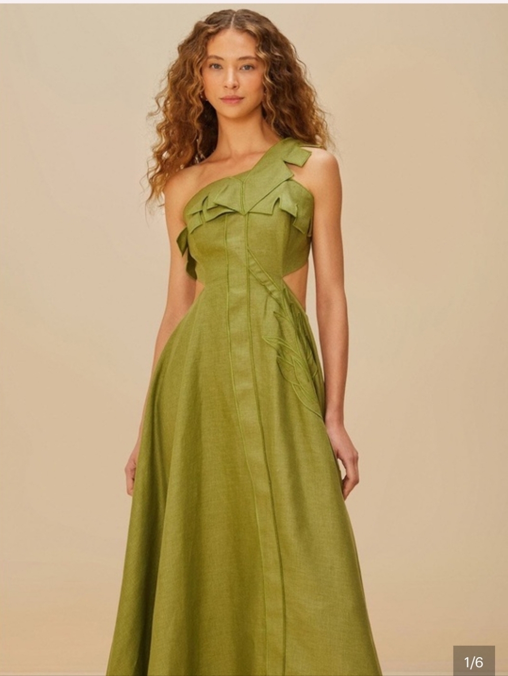 FARM Rio Parm Tree Linen Maxidress - Picture 5 of 5